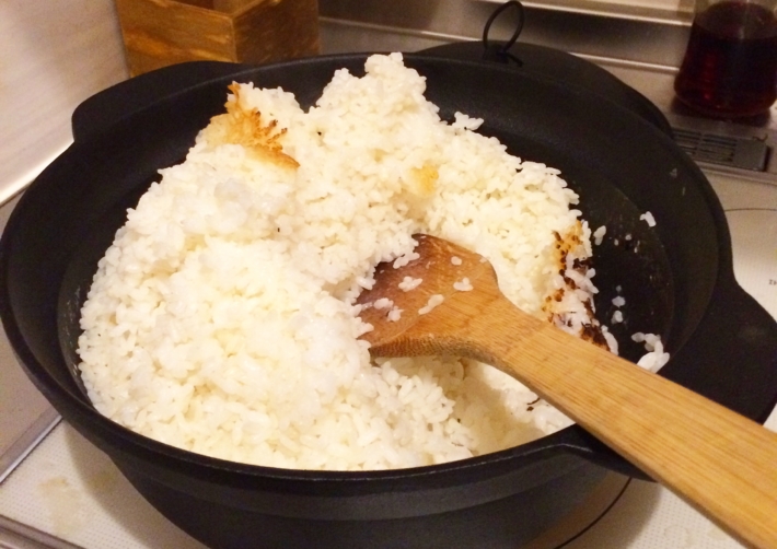 きちんと美味しいおこげもできています!