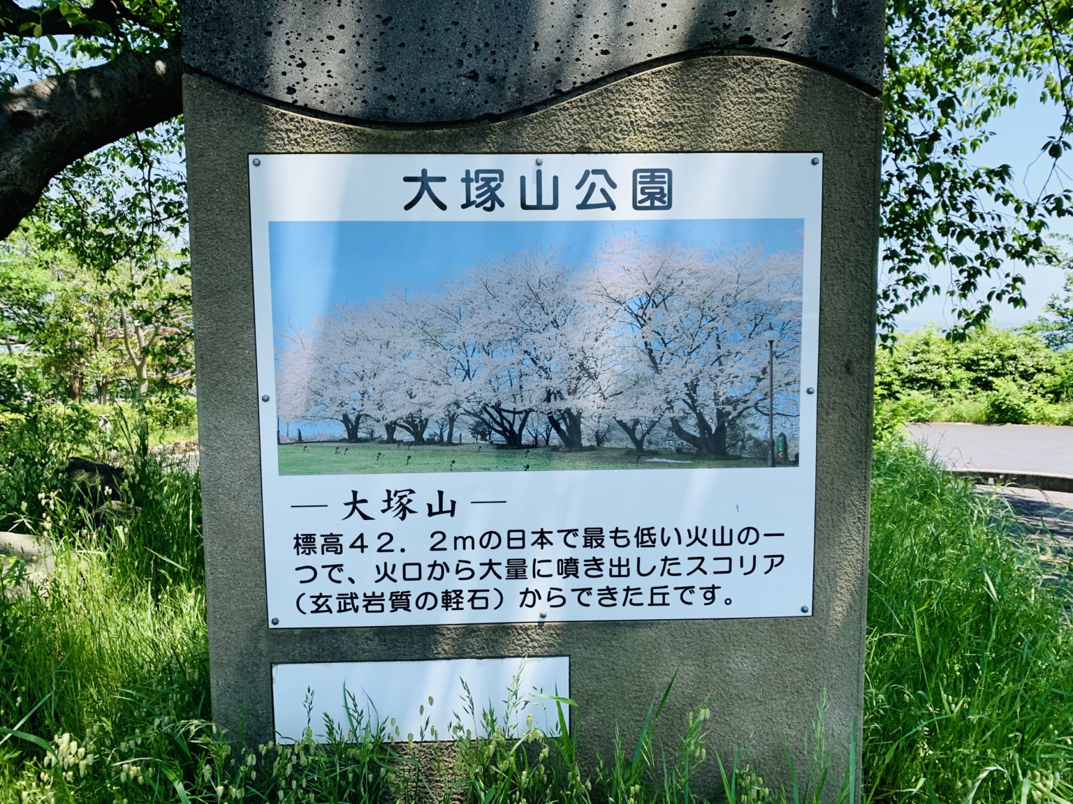 大根島民の憩いの場『大塚山公園』。周辺の溶岩洞窟や廃船見物もおすすめです。 出雲で暮らす【里山古民家】